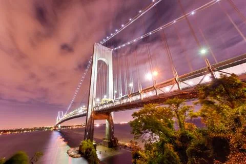 Verrazano Bridge Underpass Stock Photos