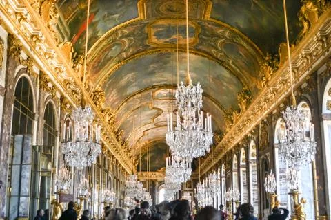 Versailles castle in France Stock Photos