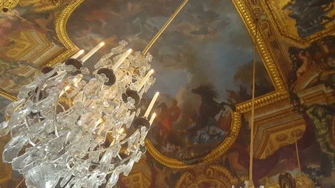 Versailles Mirror Room Stock Footage 69879945