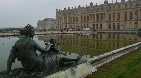 Versailles Reflecting Pool Stock Footage 56734841