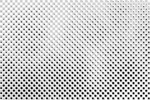 Versatile black and white halftone dot pattern. Stock Illustration