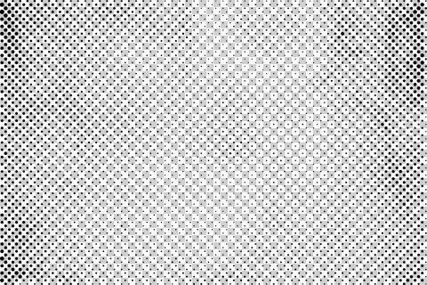 Versatile black and white halftone texture. Stock Illustration
