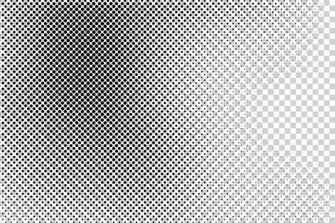 Versatile black and white halftone texture. Stock Illustration