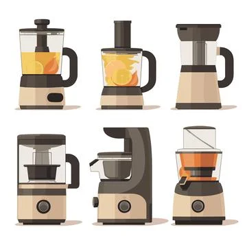 Versatile Blender Collection: Vector Illustration 스톡 일러스트