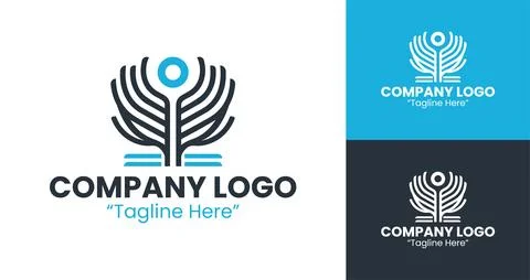 Versatile Business Logo 스톡 일러스트