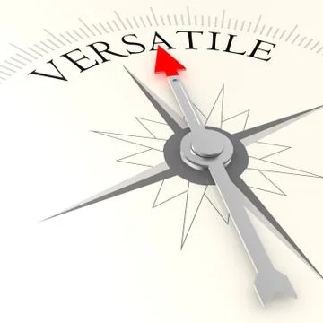 Versatile compass Illustrazione stock