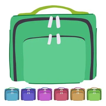 Versatile diaper bag vector cartoon graphic Stock Illustration