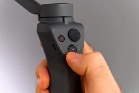 Versatile DJI Osmo Mobile Phone Gimbal: Stabilize, Capture, Selfie Foto stock