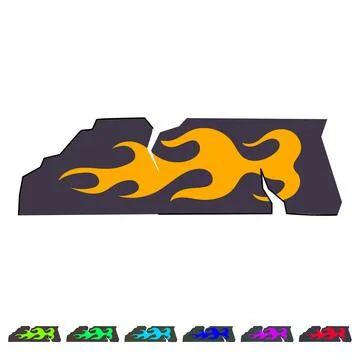 Versatile duct tape y2k style vector cartoon graphic Stock Illustration