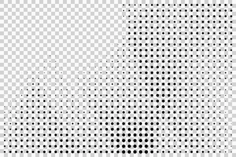 Versatile halftone dot pattern. Stock Illustration