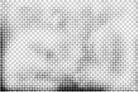Versatile halftone pixel grid. Stock Illustration
