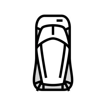 Versatile hiking backpack color icon vector illustration Stock Illustration