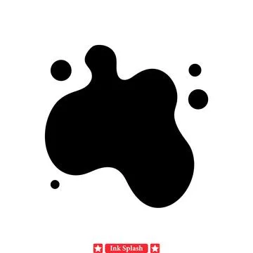 Versatile Ink Splash Vector Graphics  Suitable for Various Design Styles an.. Stock Illustration