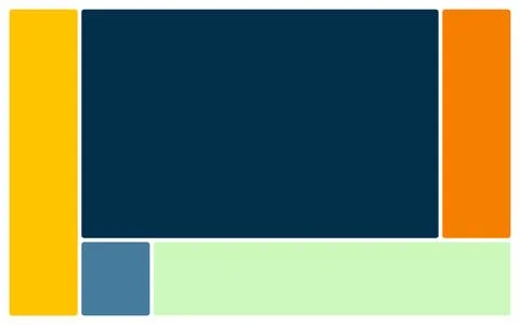 Versatile layout grid template collection for creative and responsive design Stock Illustration