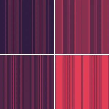 Versatile striped pattern set built for fashion production. The pack includ.. Illustrazione stock
