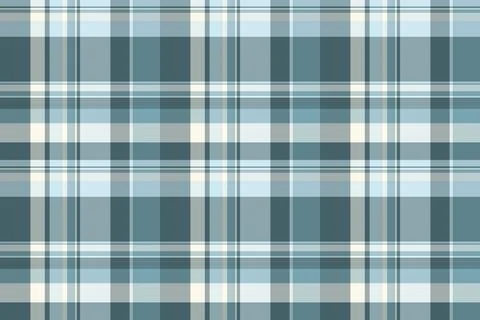 A versatile, subtly textured blue plaid pattern evokes feelings of tradition, Stock Illustration