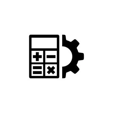 Versatile vector icons representing finance and settings, perfect for web and Stock Illustration