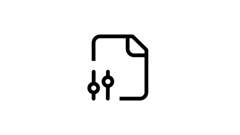 Version Control Document Icon 库存影片 335591667