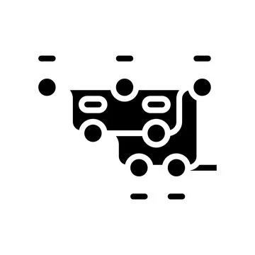 Version control software glyph icon vector illustration 스톡 일러스트