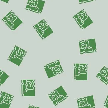 Version control software glyph vector seamless pattern 스톡 일러스트