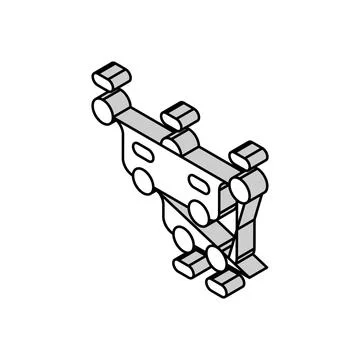 Version control software isometric icon vector illustration Stock-Illustration