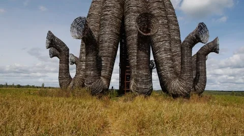 Version of French Centre Pompidou 스톡 동영상 54649198