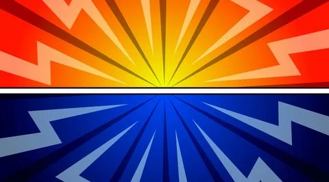 Versus against background in flat comic style design with halftones. Vector.. Stock Illustration