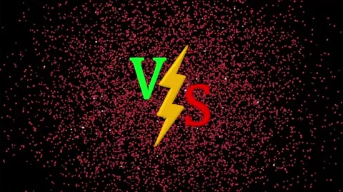 Versus Animation, versus match Animation.VS. Versus. fight backgrounds. Stock Footage 309758819