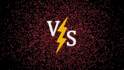 Versus Animation, versus match Animation.VS. Versus. fight backgrounds. Stock Footage 309758820