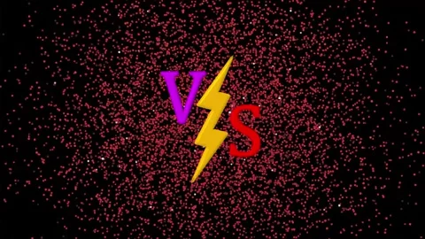 Versus Animation, versus match Animation.VS. Versus. fight backgrounds. Stock Footage 309758829