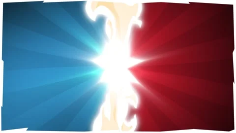 Versus background in pop art style, competition, graphics, red and blue colo Stock Footage 237438498