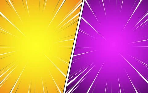Versus banner template in comic stlye Vector Illustration. Stock Illustration
