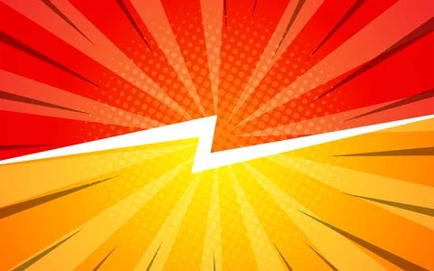 Versus in a comic background for a duel. vector illustration Stockillustratie
