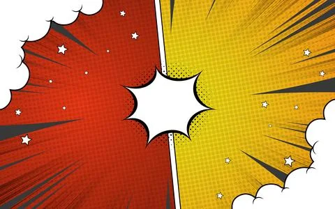 Versus comic background. Vs comic book clash frames. vector illustration. Stock Illustration
