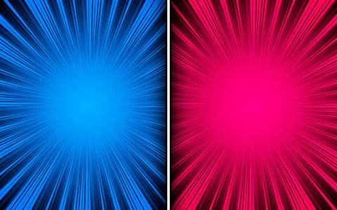 Versus comic book frame. Vs comic book clash frame on halftone line backgroun Stock Illustration