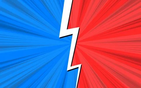 Versus comic book frame. Vs comic book clash frame on halftone line backgroun Stock Illustration
