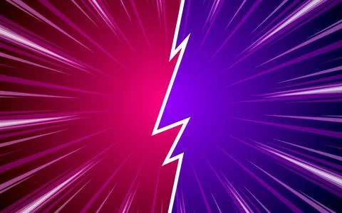 Versus in comic style background. vector illustration. Stock Illustration