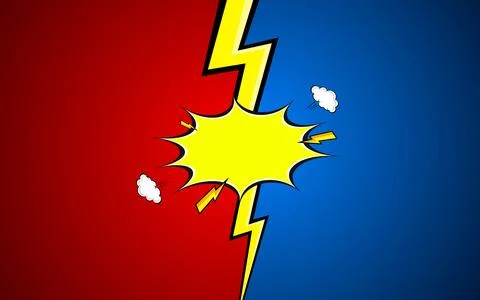 Versus in comic style background. vector illustration. 스톡 일러스트