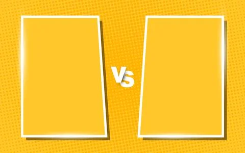 Versus in comic style background. vector illustration. 스톡 일러스트