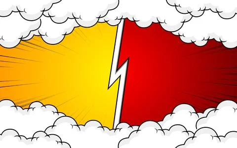 Versus in comic style background. vector illustration. Stock Illustration