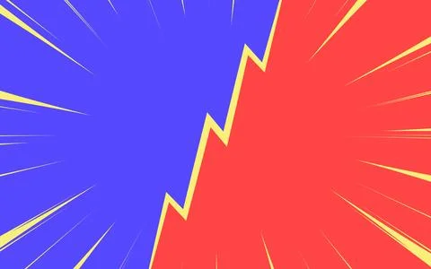 Versus in comic style background. vector illustration. Stock Illustration