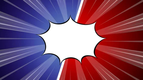 Versus comic style video background, VS letters. Concept of battle, fight, .. Stock Footage 336735109