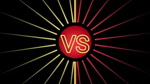 Versus Comic Sunburst Loop Motion Graphics Stock Footage 336726374