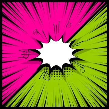 Versus empty speech box text Illustrazione stock