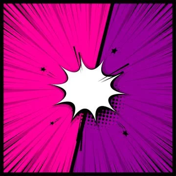 Versus empty speech box text Stock Illustration