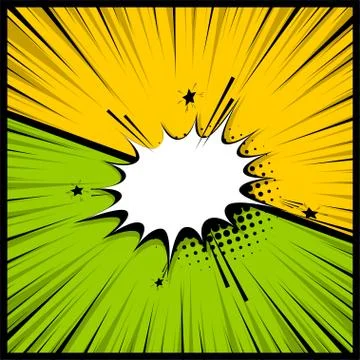 Versus empty speech box text Stock Illustration