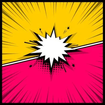 Versus empty speech box text Stock Illustration