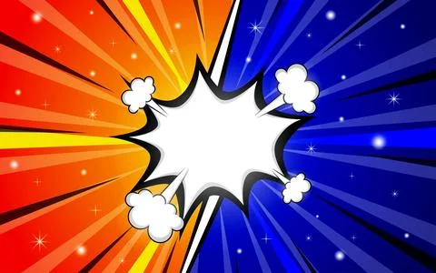 Versus fight background comic style design. Vector illustration Stock Illustration