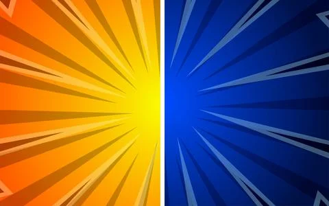 Versus fight background comic style design. Vector illustration Stock Illustration