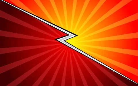 Versus fight background comic style design. Vector illustration Stock Illustration